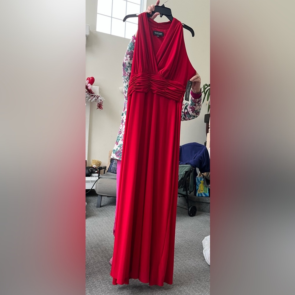 Black Label Vibrant Red Maxi Dress